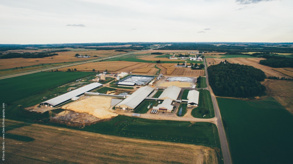 Scientific Agricultural Research Dairy Farm in West Central Wisconsin