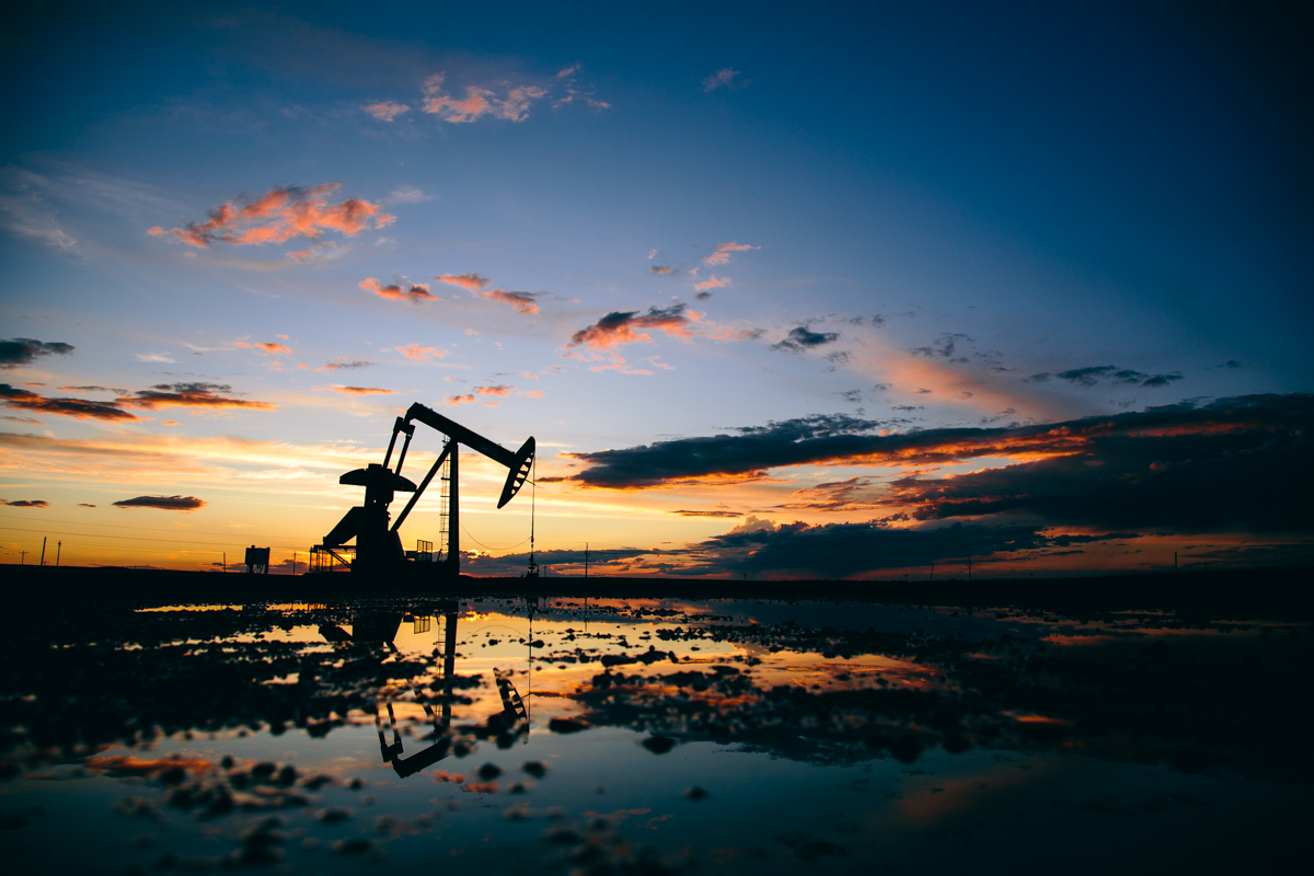 Pumpjack Sunset Sky Exclusive Commercial Photographer Eau Claire