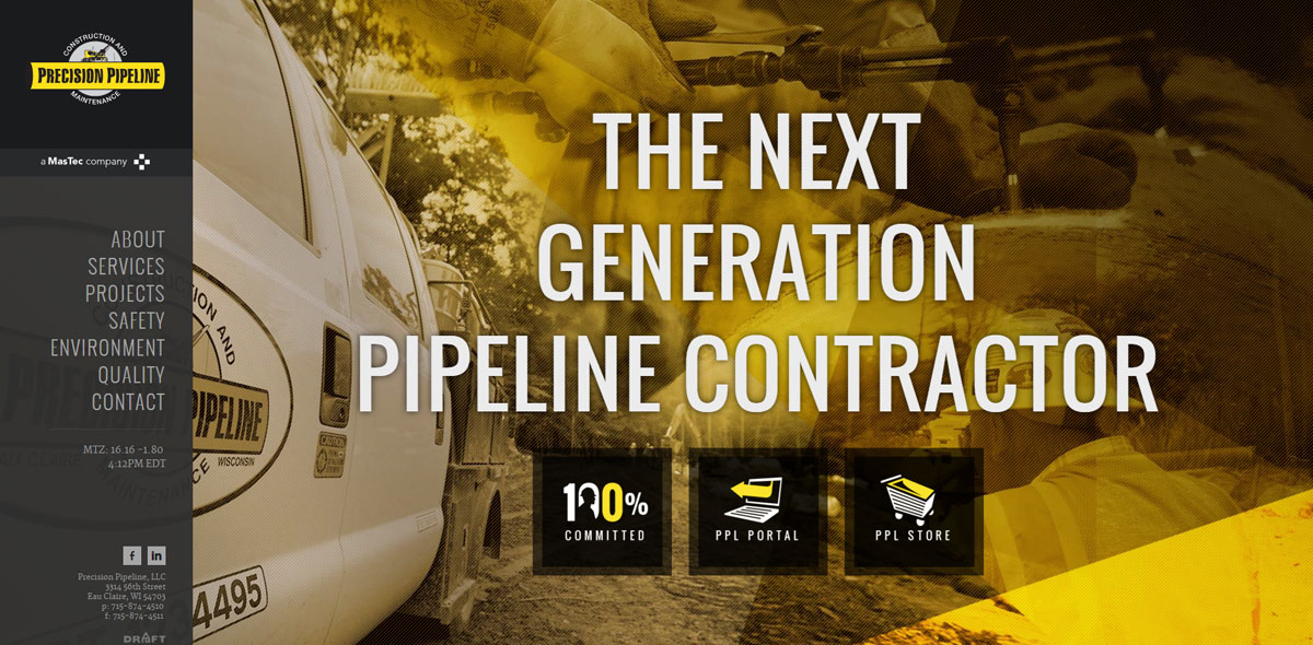 precision-pipeline-website-commercial-photography-for-web-redesign