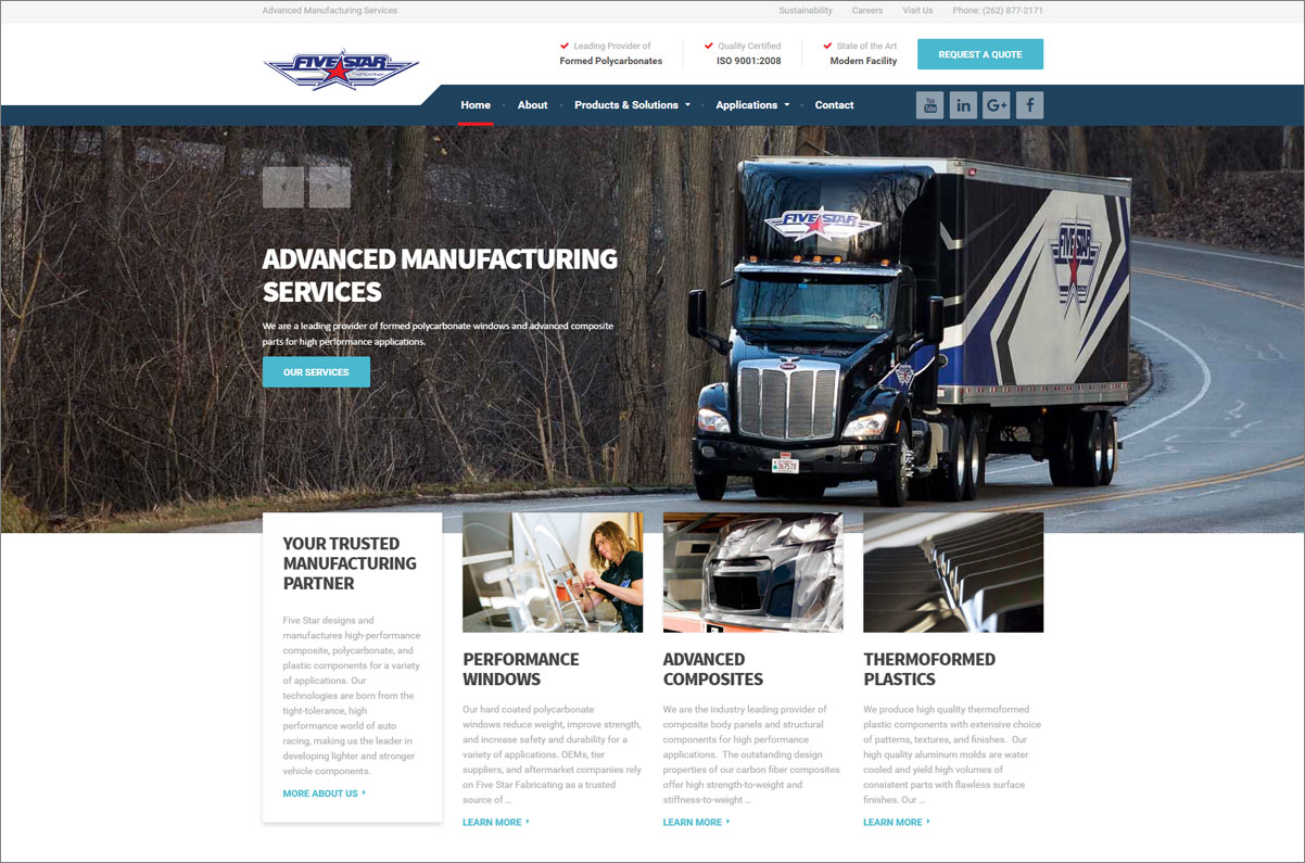 five-star-fabricating-new-website-photography-home-page-trucking-and-shipping